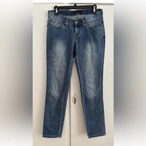 Flawless Prana Size 0/25 Straight Leg Low Rise Blue Jeans